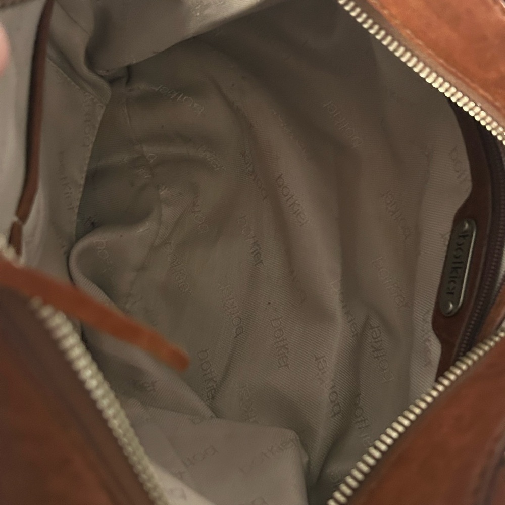 Botkier Brown Leather Satchel Structured hobo Handbag Everyday bag - Picture 12 of 14
